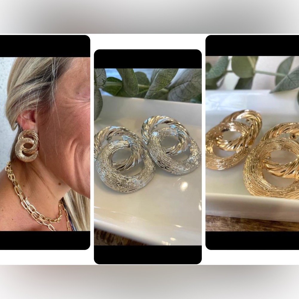 Twist Hoop Earrings